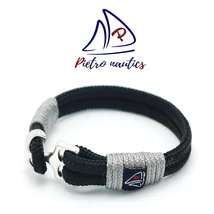 pietro-nautics-fekete-szinu-vitorlas-karkoto-ezust-atkotessel-horgonyos-4mm-2soros