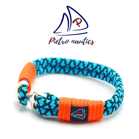 pietro-nautics-halvanykek-fekete-gyemant-mintas-vitorlas-karkoto-narancs-atkotessel-horgonyos-4mm-2soros-kek
