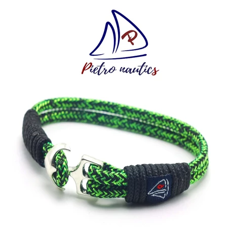 pietro-nautics-neon-zold-fekete-cirmos-mintas-vitorlas-karkoto-horgonyos-4mm-2soros